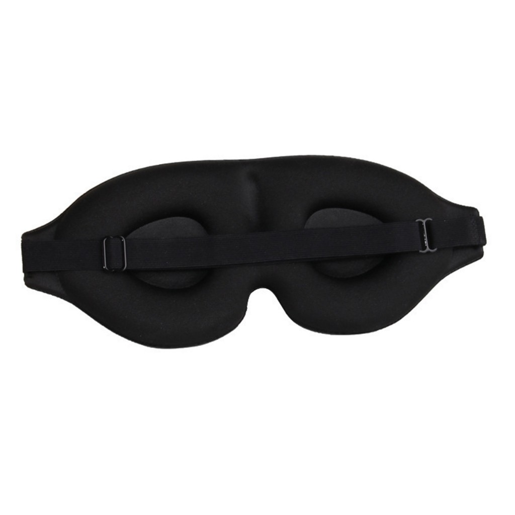 ZEZA หน้ากากปิดตานอนหลับ แบบนุ่ม 3D สีดำ ผ้าปิดตานอน แบบพกพา นุ่มสบาย Sleeping Eyeshade - รูปที่ 7