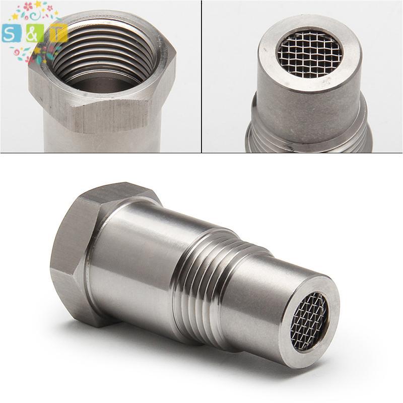 [S&T] Oxygen O2 Sensor Spacer Adapter Bung Catalytic Converter Fix Check Engine Light {th}