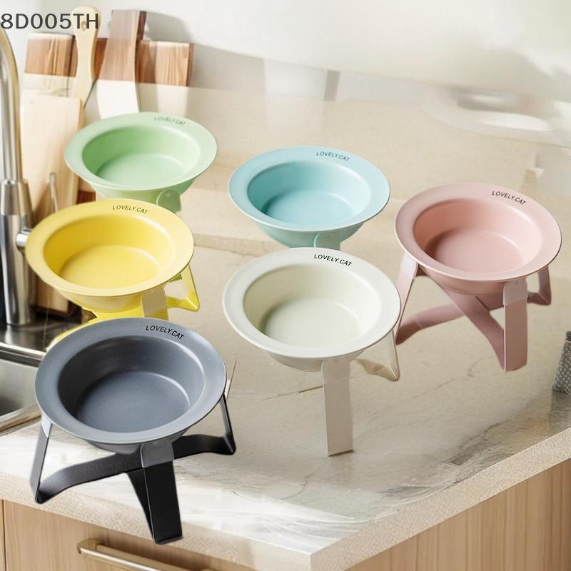 [JTS] Cerc Bowl ชามสัตว์เลี้ยงพร้อมขาตั้งเหล็กป้องกันกระดูกสันหลังส่วนคอสุนัขขนาดเล็กชามสุนัขชามสมาร