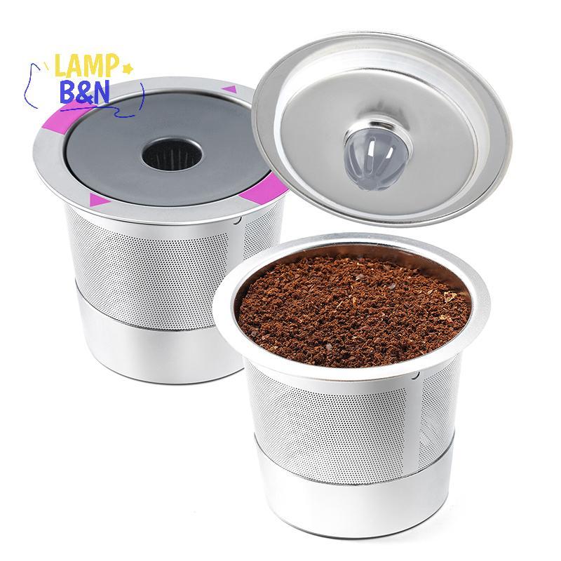 [B&N] Reusable K Cups Coffee Pods Universal สแตนเลส K ถ้วยสําหรับ Keurig 2.0 และ 1.0 เครื่องชงกาแฟเค