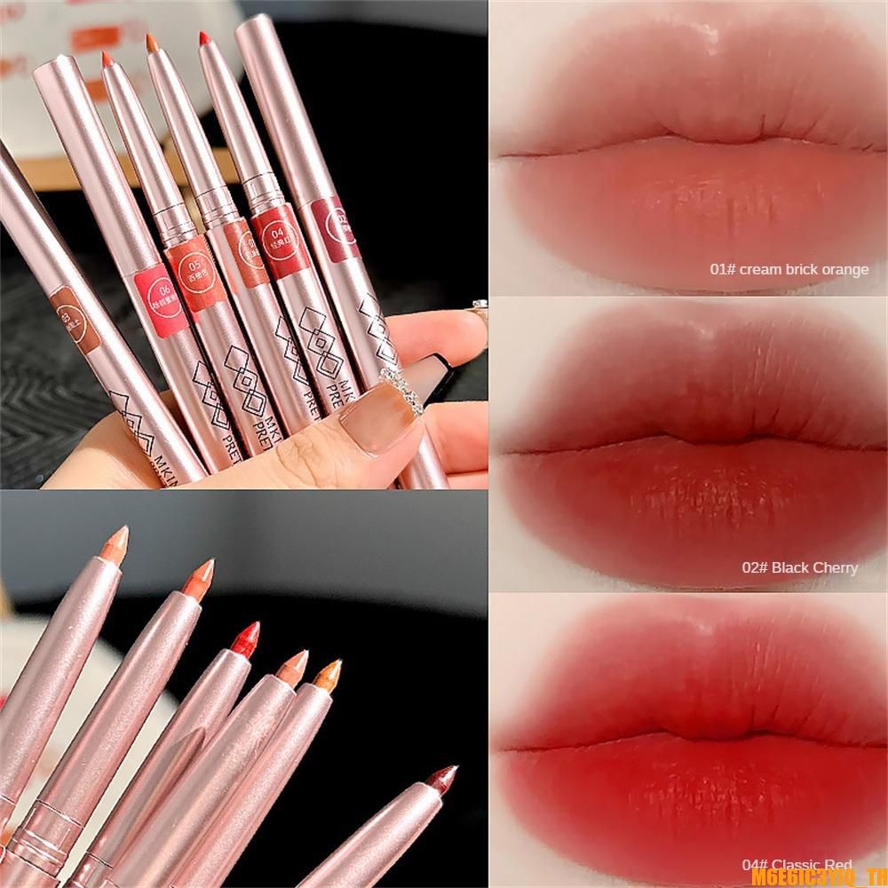 MKING PRETTY Rotary Lip Liner ลิปสติกแบบปากกา ลิปไลเนอร์เนื้อแมตต์ กันน้ำ ติดทนนาน