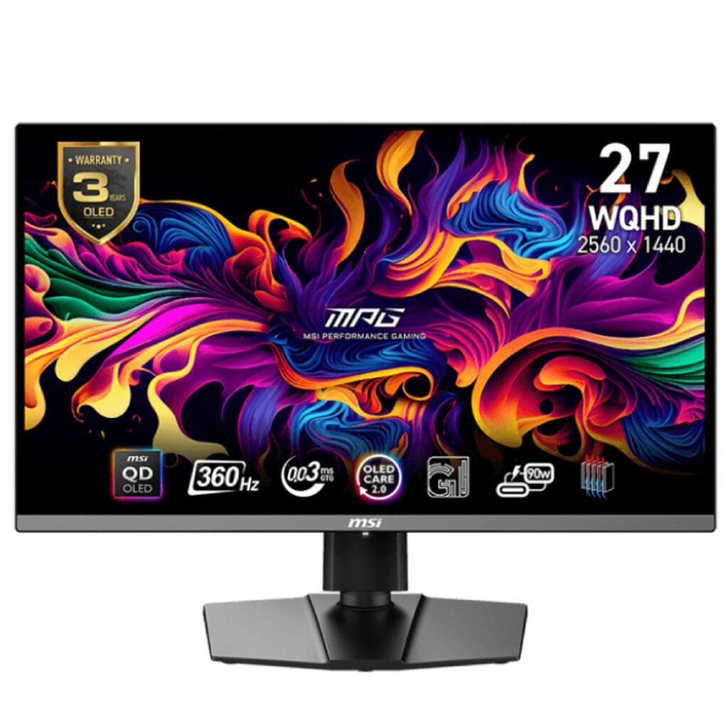 MSI OLED 27" MPG 271QRX QD-OLED360Hz WQHD Gaming Monitor