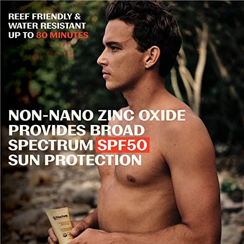 Thrive Natural Body Mineral Sunscreen SPF 50 5.8 ออนซ์ - W