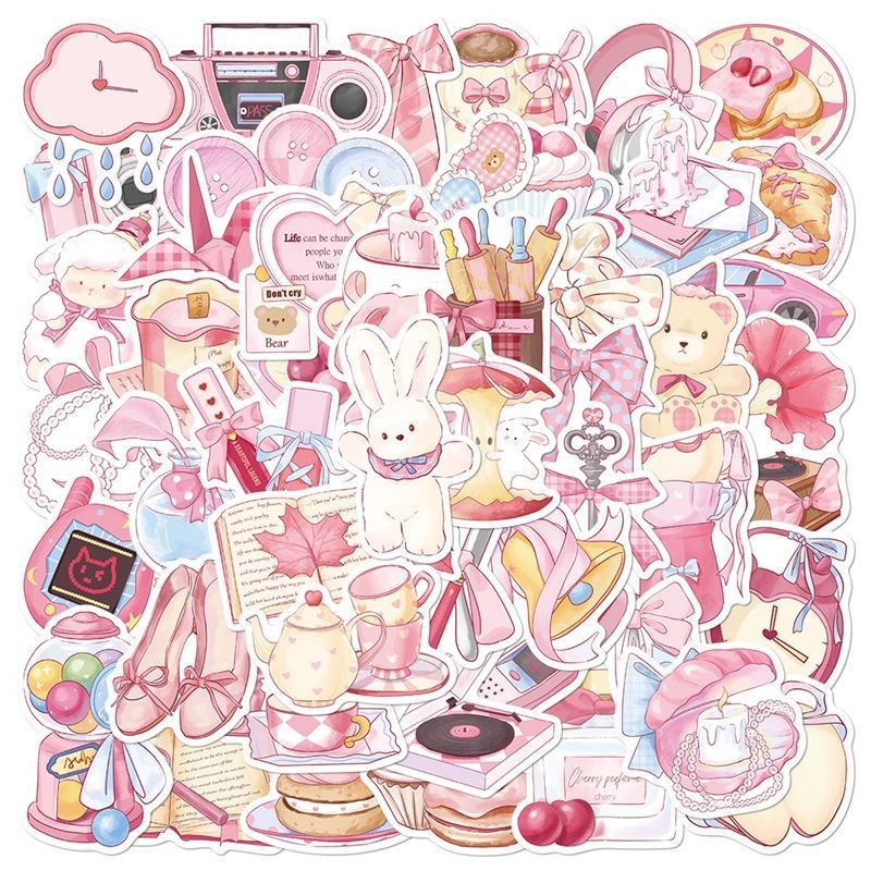 ส่วนลด Pink Story สติ๊กเกอร์กระเป๋าเดินทางเคสโทรศัพท์โน๊ตบุ๊คคอมพิวเตอร์สติกเกอร์ตกแต่ง Pink Story S