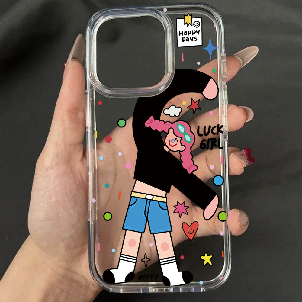 เคสโทรศัพท์ for iPhone 13 11 15 16 Pro Max Case iPhone 11 12 14 17 Pro Max 13 15 Pro 17 Air Acrylic 2 in 1 อะคริลิค ราคา ถูกที่สุด ดีลบีเคเค แกลเลอรีภาพที่ 5