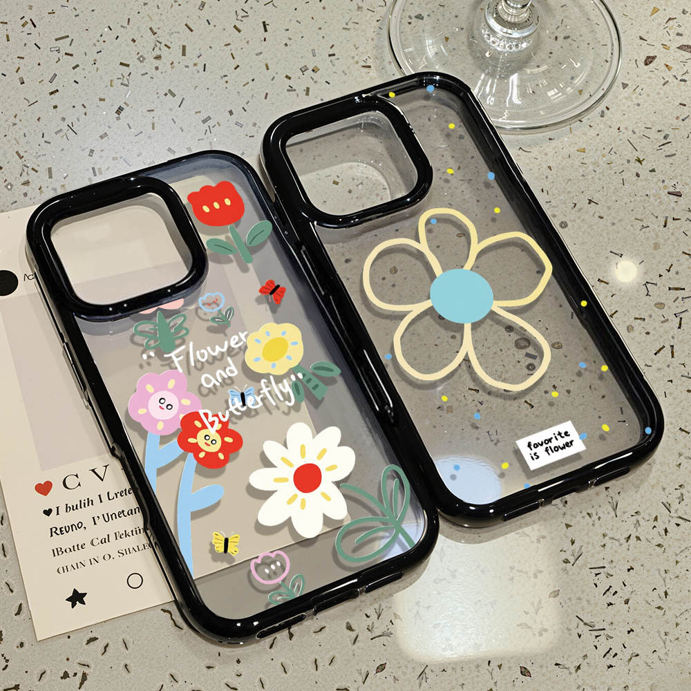 เคสโทรศัพท์ for iPhone 13 11 15 16 Pro Max 17 Case iPhone 11 12 14 15 Pro Max 17 Pro Max 2 in 1 อะคริลิค Acrylic น่ารัก