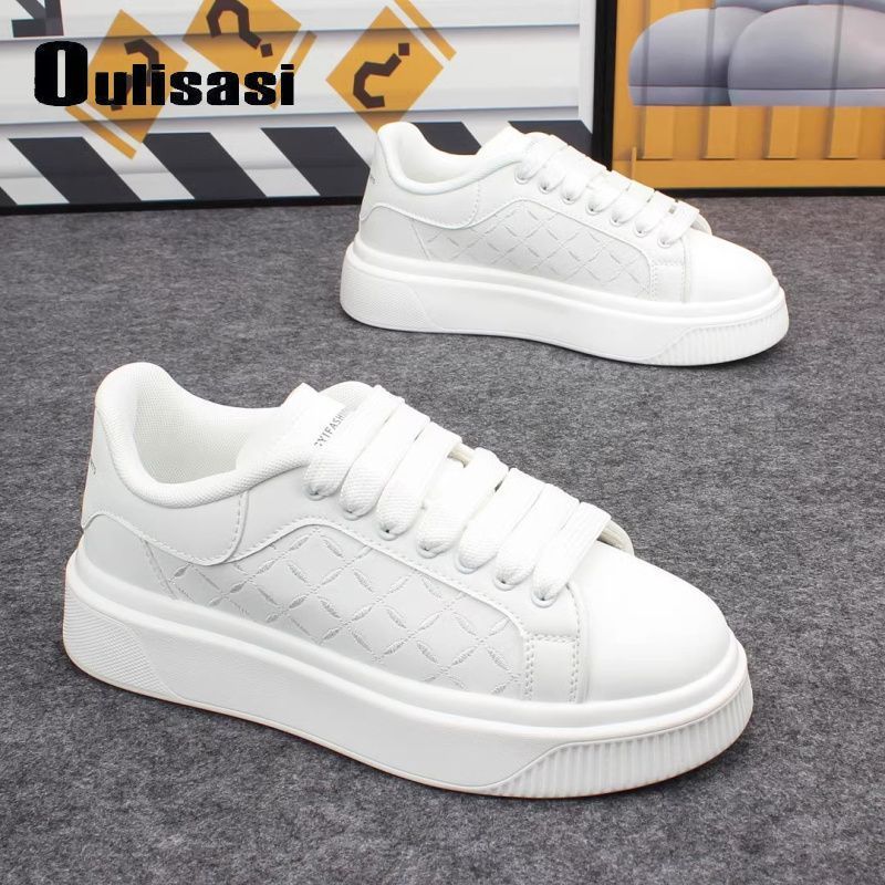 Ollie Breathable Dad เพิ่มความสูงตาข่ายหนาSoled 2025 รองเท้าแฟชั่น Casual All-Match กีฬารองเท้ารองเท