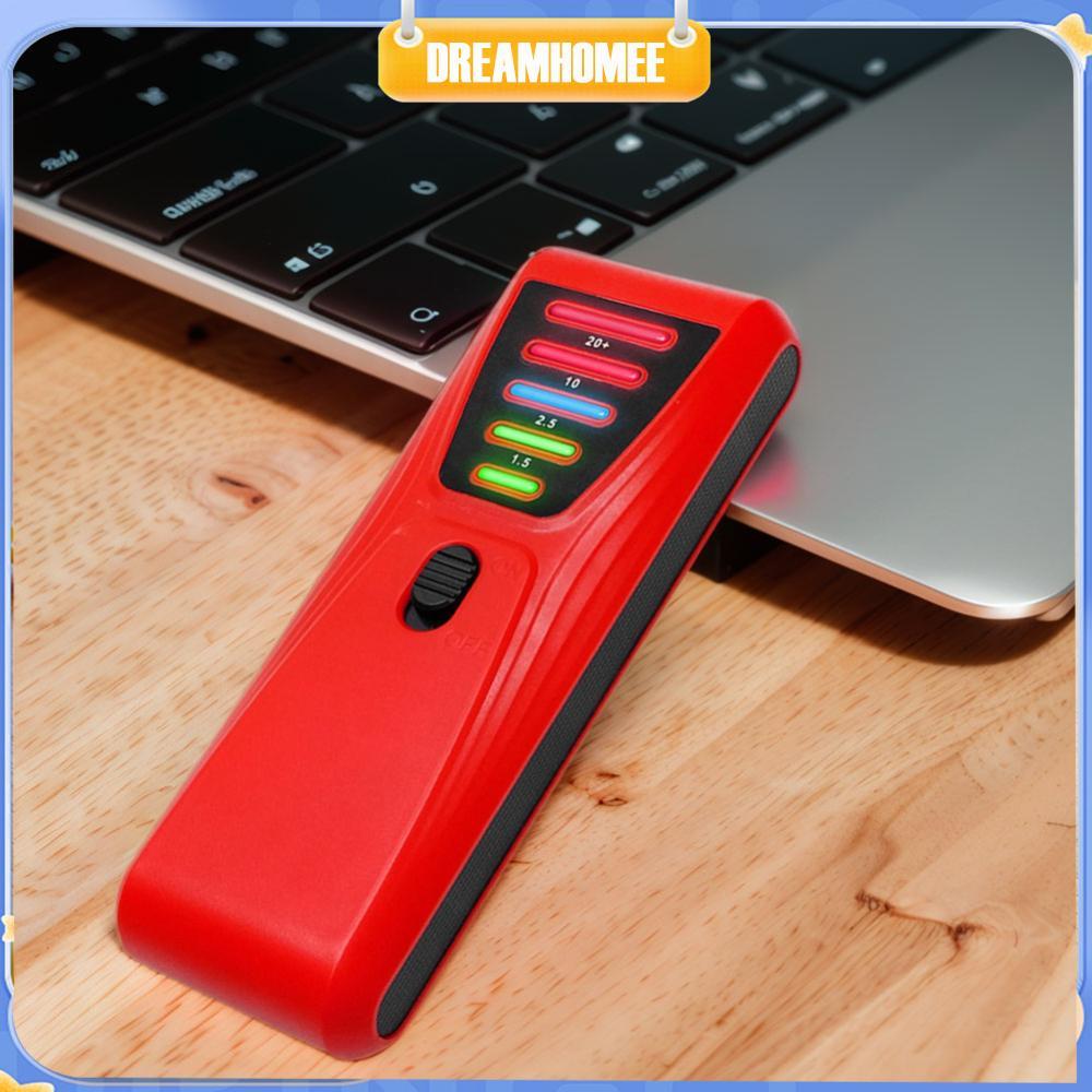 [dreamhomee.th] EMF Meter เครื่องตรวจจับ EMF ไฟฟ้าพร้อมไฟ LED สําหรับการก่อสร้างอุตสาหกรรม