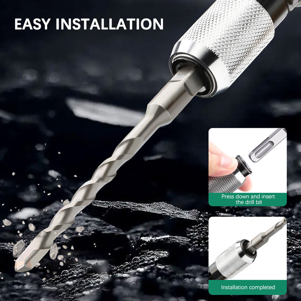 อะแดปเตอร์บิตสว่านกระแทกแปลงเครื่องมือของคุณเป็นค้อนโรตารี่ที่มีประสิทธิภาพสําหรับการเจาะสําหรับงานห