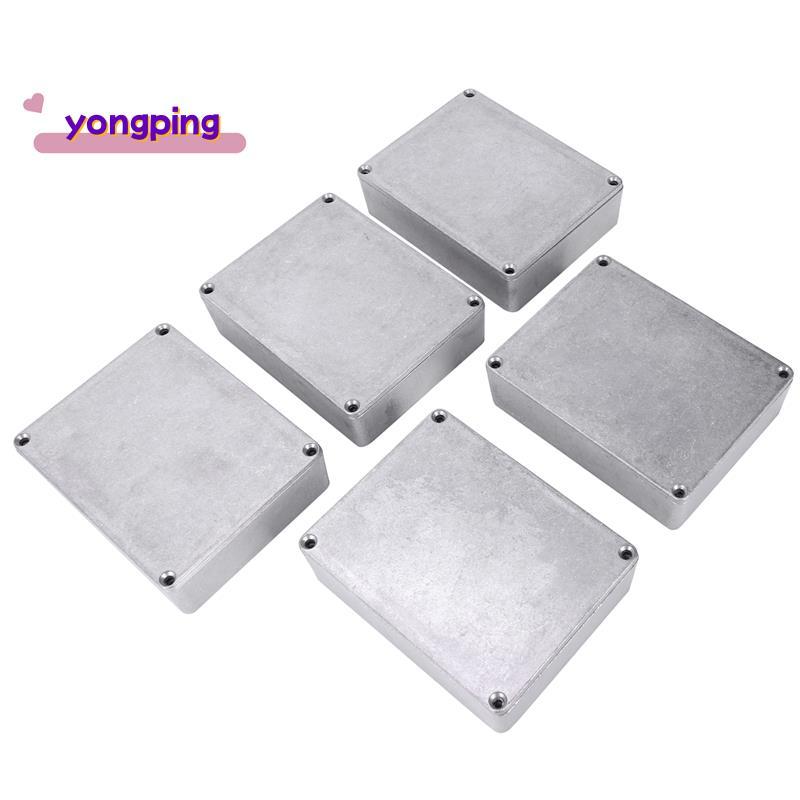 เอฟเฟคกีตาร์เหยียบอลูมิเนียมกล่อง Stomp สําหรับ DIY ชุดเหยียบกีตาร์ 1590BB