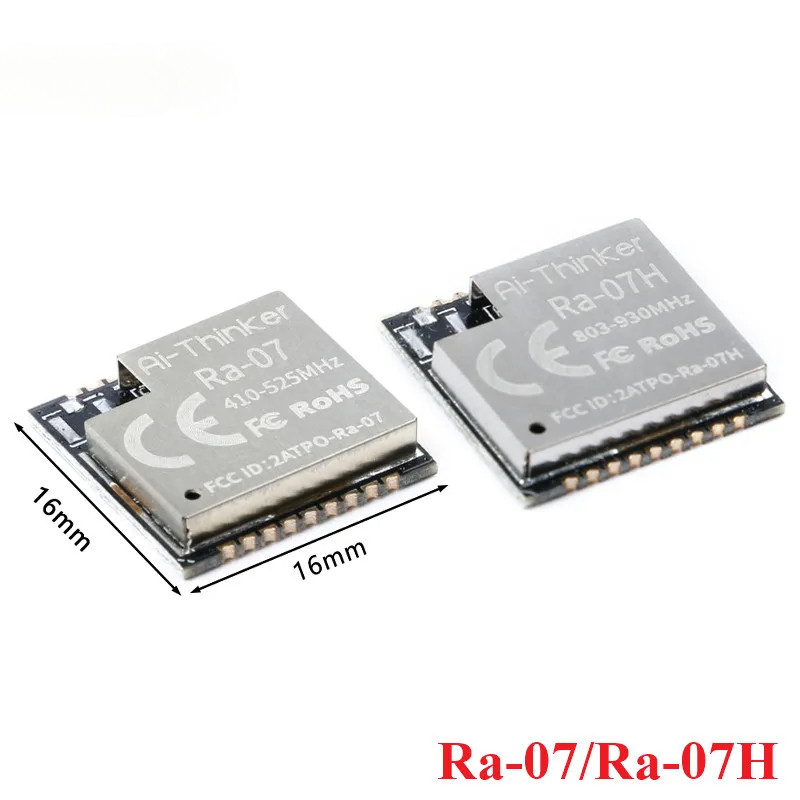 Ra-07 Ra-07H WIFI โมดูลไร้สาย LoRaWAN พลังงานต่ํา LoRa RF 410-525MHz 803MHz-930MHz ASR6501 3.3V UART