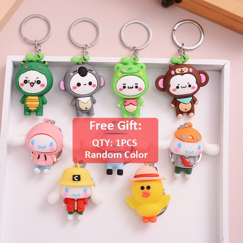 1 ชิ้นสีสุ่ม KeyRing ราคา ถูกที่สุด ดีลบีเคเค แกลเลอรีภาพที่ 2