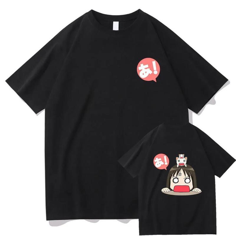 [COD]  ร้อนขายอะนิเมะพิมพ์เสื้อ Azumanga Daioh อะนิเมะเสื้อยืดพิมพ์เสื้อลำลองกลางแจ้งสวมใส่พอดีหลวมส