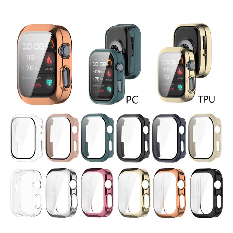 สําหรับ Huawei Watch D2 Hard PC Case กระจกนิรภัยป้องกันหน้าจอ TPU Electroplating ฝาครอบป้องกันป้องกันกรณี