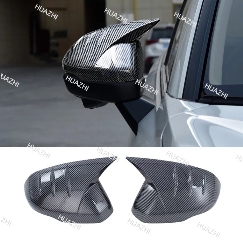 HZ Honda HR-V HRV 2022-2025 จัดแต่งทรงผมรถประตูด้านข้าง Wing กระจกมองหลังฝาครอบกรอบหมวกแตร