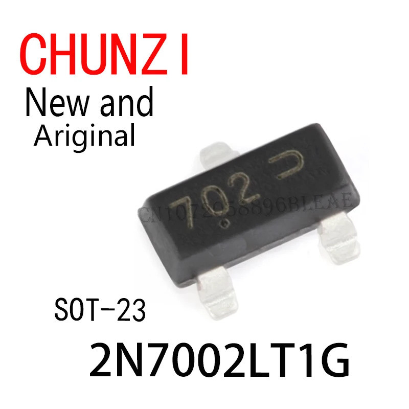 50PCS ใหม่และต้นฉบับ SMD 2N7002 702 60 V,115 mA MMBT7002LT1G SOT-23 2N7002LT1G ในสต็อก FDUR