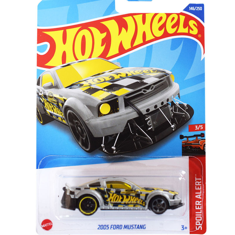 HotWheels HotWheels FORD MUSTANG ดัดแปลงรถสีเทา 2005 FORD MUSTANG 146 22G