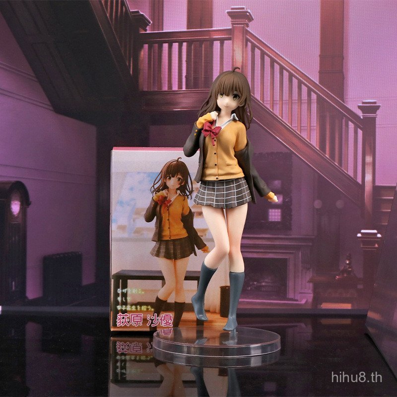 การโกนหนวดและหยิบนักเรียนหญิงมัธยมปลาย Ogihara Sayu โต๊ะโมเดลทํามือสองมิติ