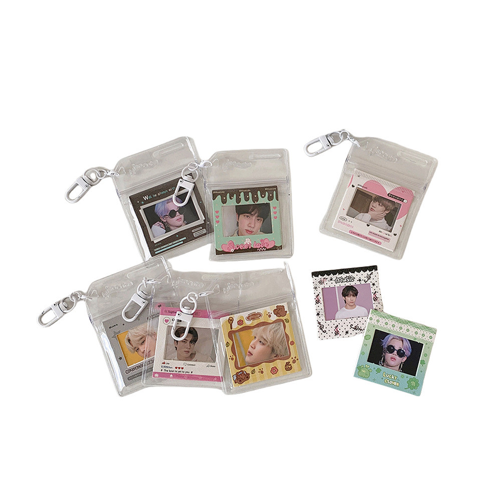 Creative กระดาษกรอบ DIY พวงกุญแจจี้คู่มือตกแต่งกรอบรูปของขวัญ SH134 - รูปที่ 7