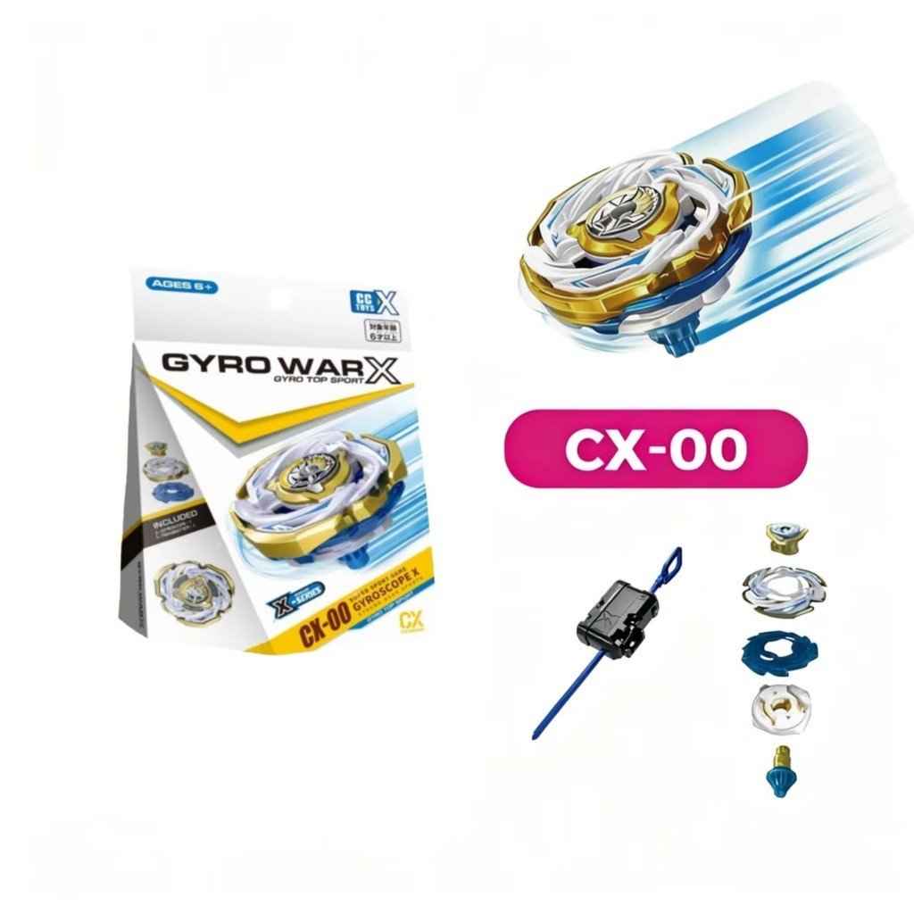 CX-00 CX-07 CX-08 BX-01 ของเล่นเด็กหมุนด้านบน Beyblade x ต่อสู้ของเล่น GYROWAR X โลหะหมุนด้านบน