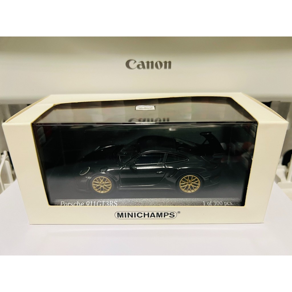 [พร้อมสต็อก] มินิตัดปอร์เช่ 911 gt3อาร์เอส GT3 อาร์เอส 991 991.2 1/43 โรงงานสีดําควบคุมสินค้าไร้ที่ต