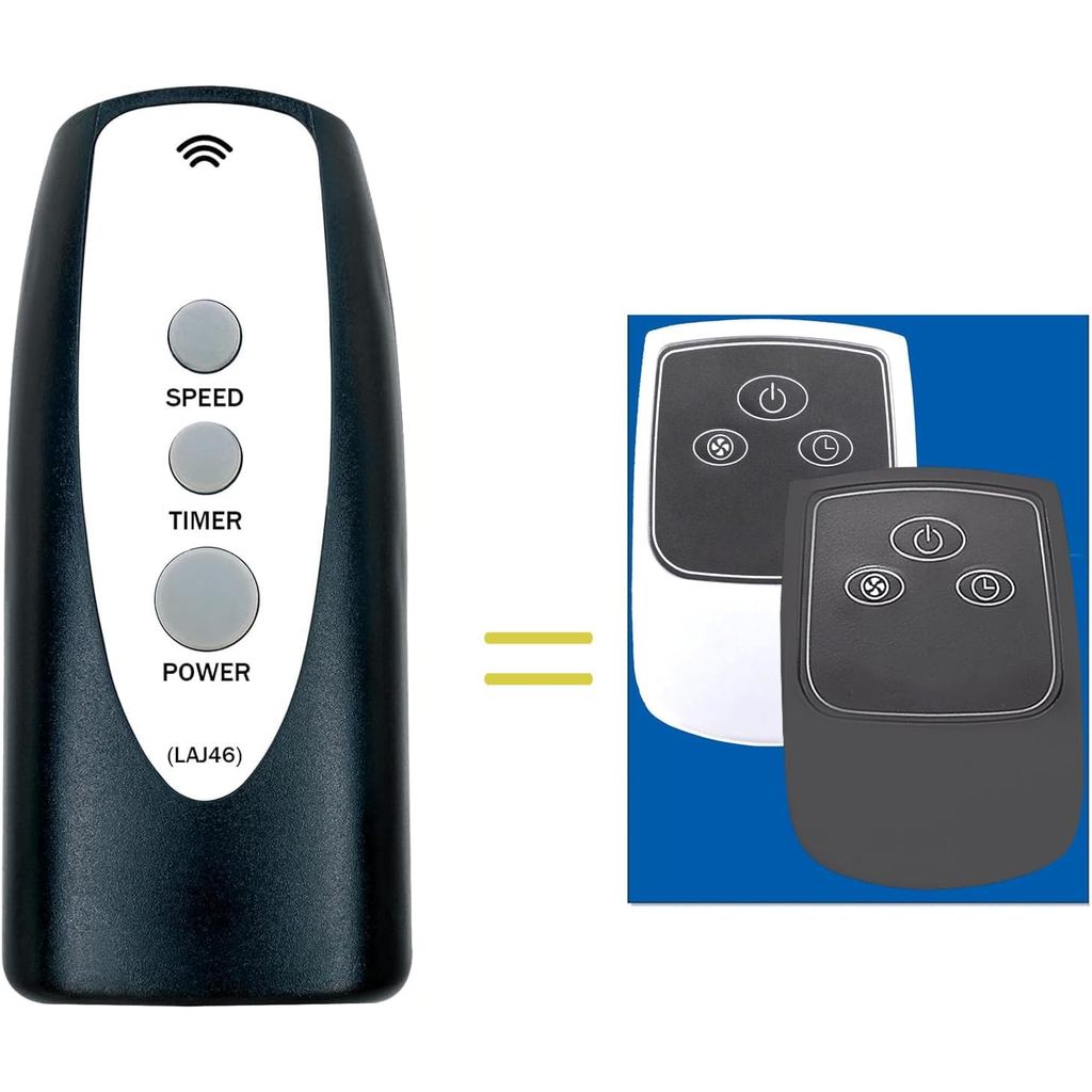 Replacement Remote Control for Lasko 2033654B 2033654 1843 1844 2546 3540 3542 S18625 S18924 1646 18