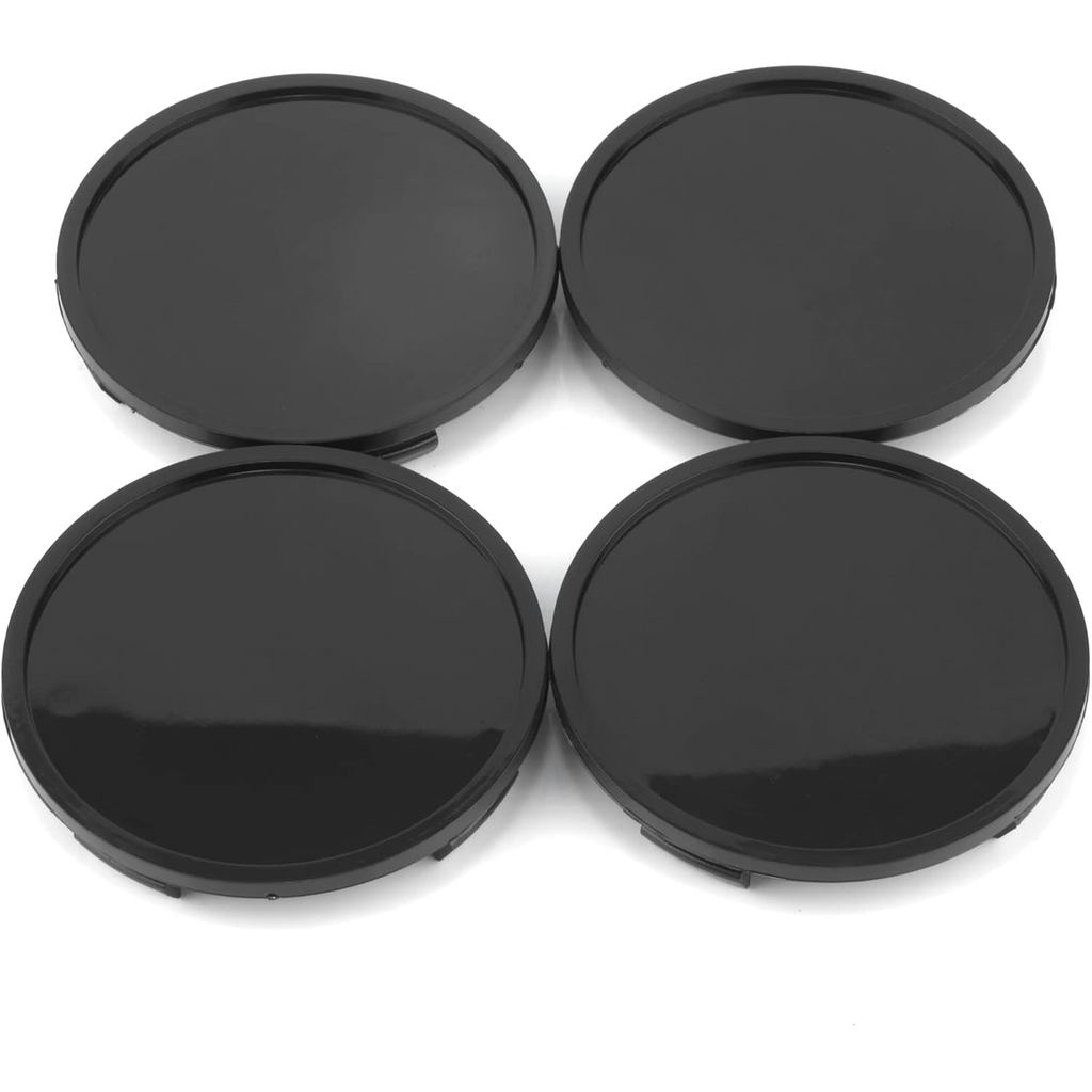RTrhinotuning 4PCS 3.03 inch / 77 mm Wheel Center Caps Black Base for 2015-2019 F150 2015-2018 Exped