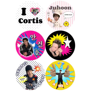 Cortisol โฮมเมด Tinplate Shiny Bar Badge เข็มกลัดถุงธัญพืชจี้ของขวัญวันเกิด