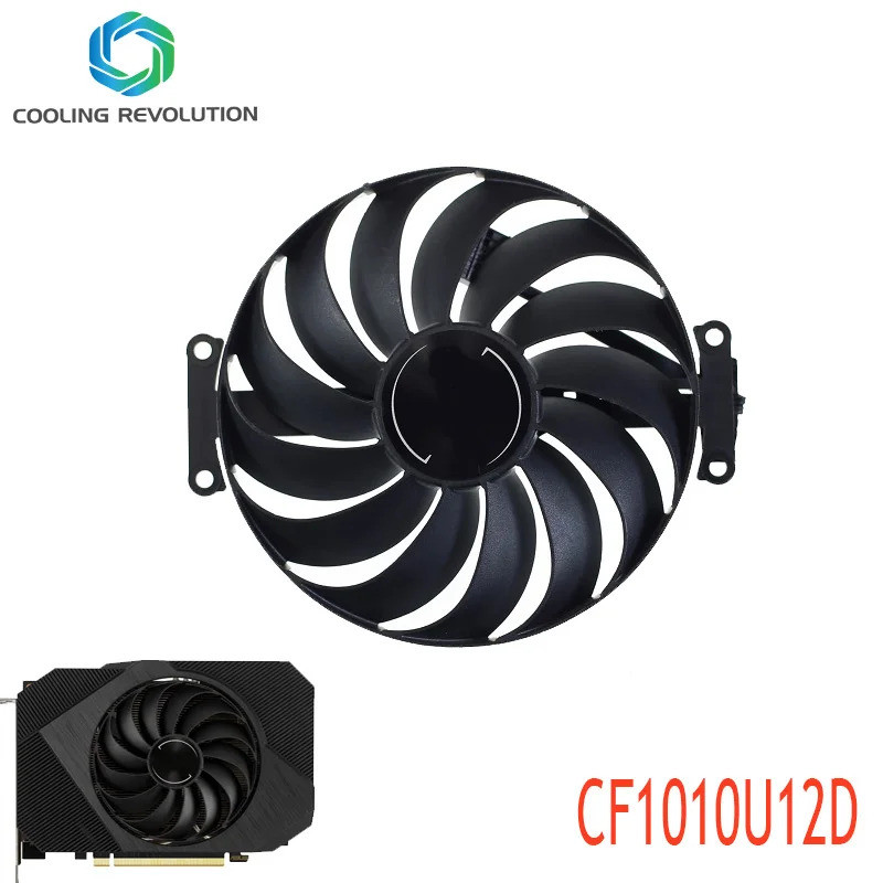 95 มม.CF1010U12D DC12V 0.45A 6Pin พัดลมกราฟิกสําหรับ ASUS Phoenix NVIDIA GeForce RTX 3050 3060 กราฟิ