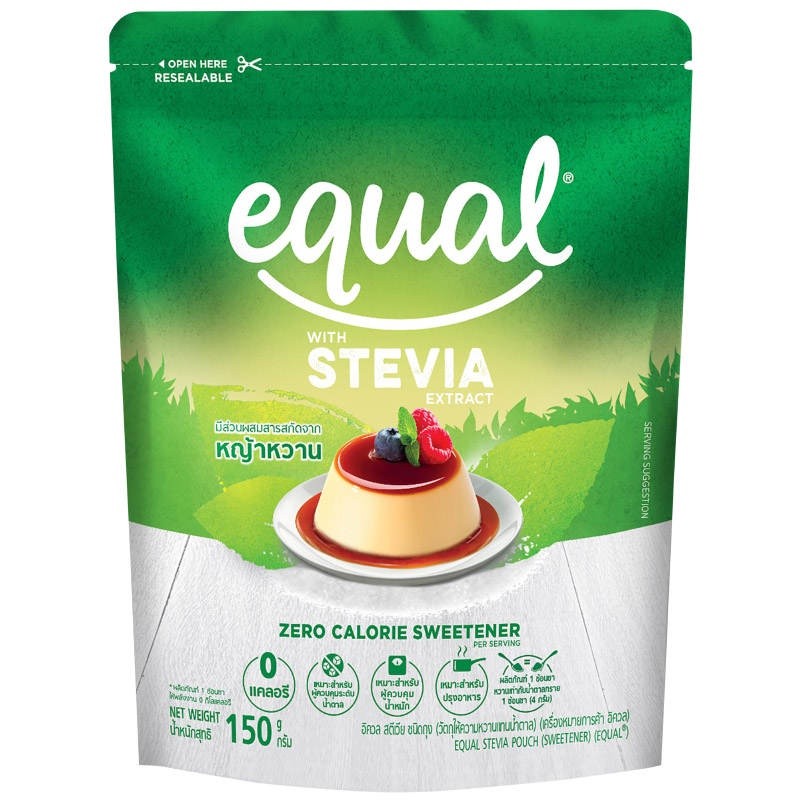 อิควลสตีเวีย 150กรัม Equal Stevia 150g.