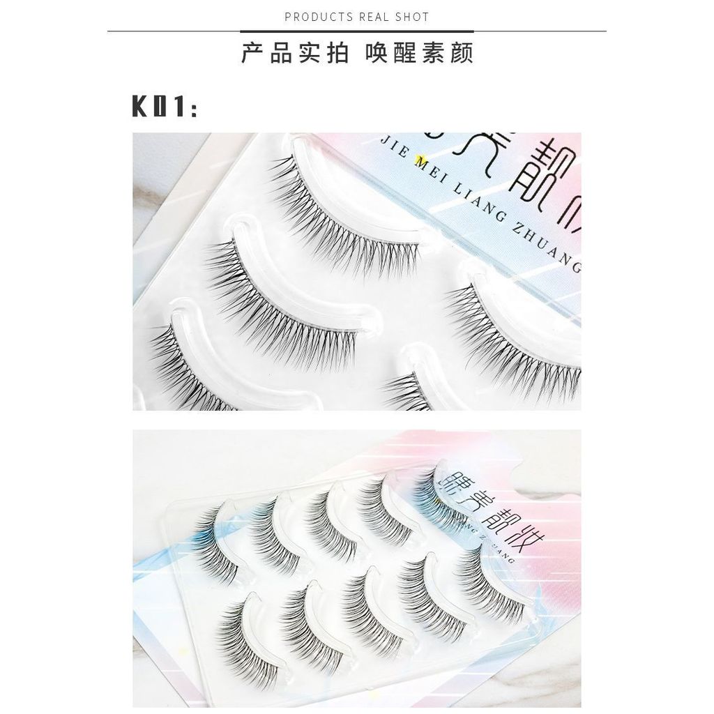 Eye Eyelash Beauty แต่งหน้า K01 ขนตาจําลองธรรมชาติ Soft Light Air Sharpening Curling ก้านโปร่งใส 216 21720251127 ราคา ถูกที่สุด ดีลบีเคเค แกลเลอรีภาพที่ 3