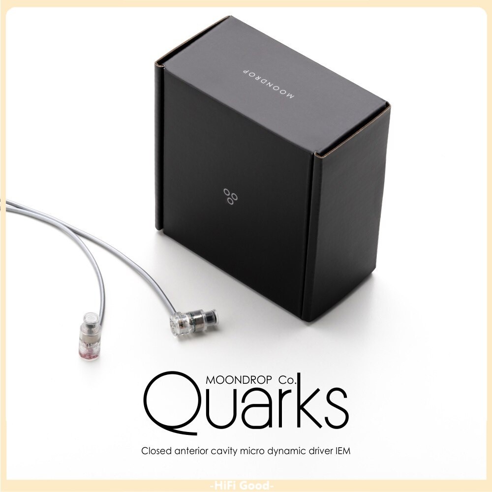 Moondrop QUARKS 6 มม.Micro Dynamic Driver HiFi In Ear หูฟังเบส Headplug หูฟังเอียร์บัด 3.5 มม.พร้อมไมโครโฟน