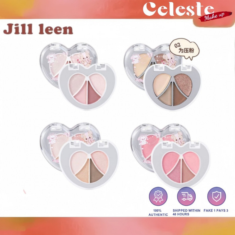 JILL LEEN Angel Bear 4-Color Agyo-sal Eyeshadow Palette Multi-Use Palette Soft Silky Texture