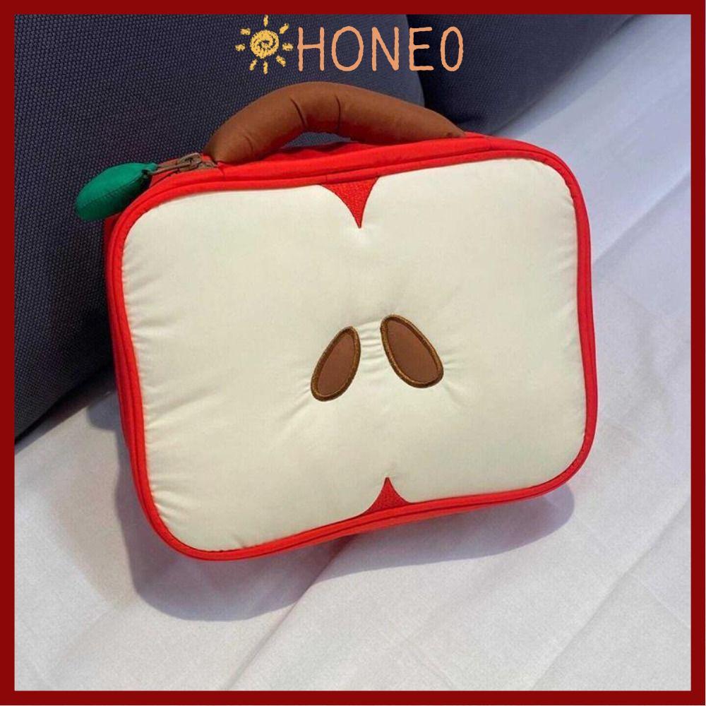 HONE Travel Toiletry Bag, Light-weight with Compartments Makeup Bag, Cute Large Pattern Portable Sto