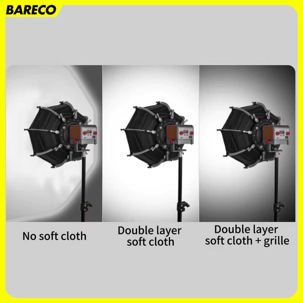 SIDANDE ร่ม Softbox Diffuser Octagon Mini Portable Bowens Mount - A23F