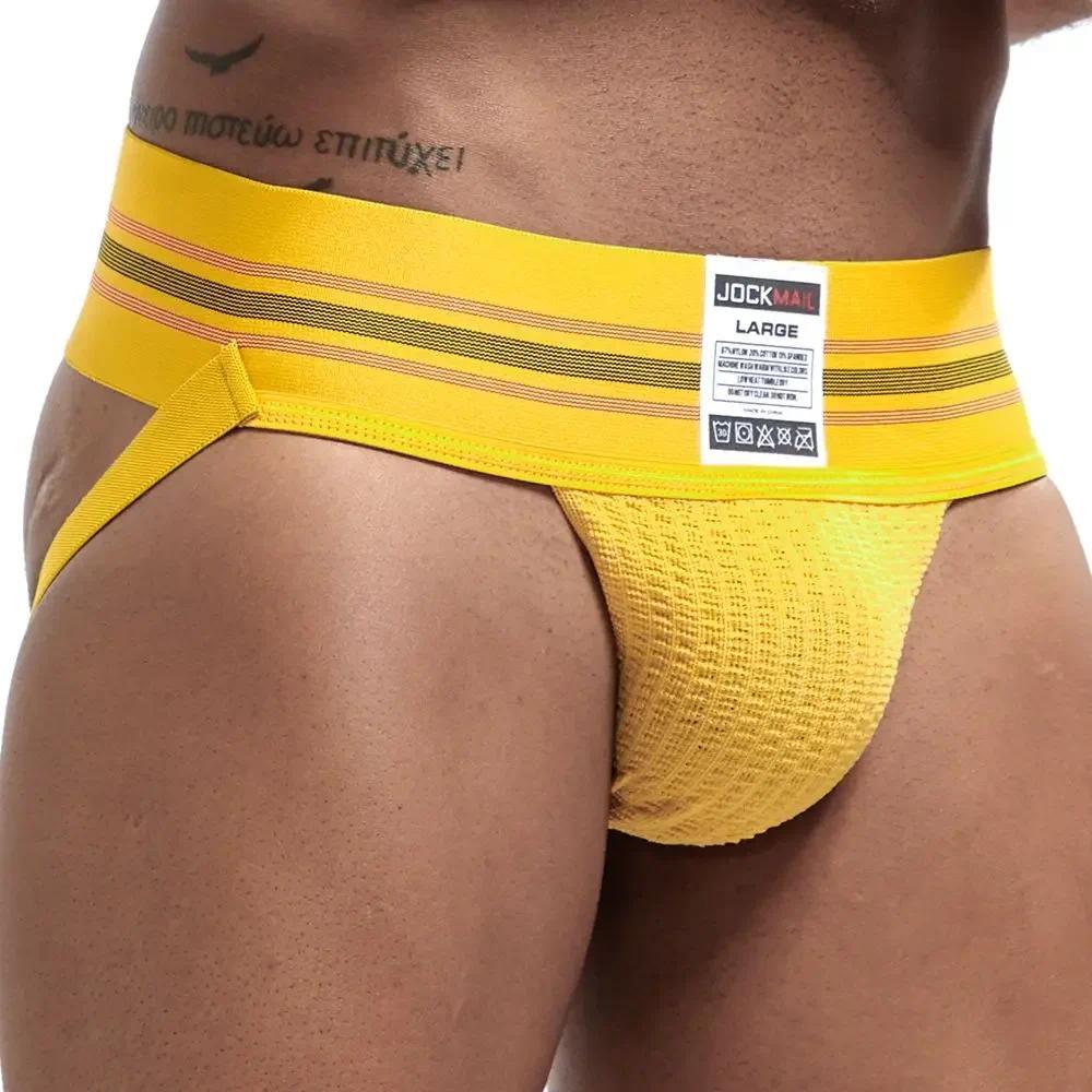 ชุดชั้นในสำหรับผู้ชายจาก Jockmail แบบ Jockstrap และ Thong ทำจากผ้าฝ้ายและตาข่าย