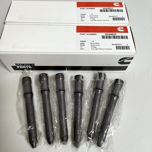 Cummins 6X Injector Connector Tubes for 1998-2002 Dodge 5.9L 24V 3944833
