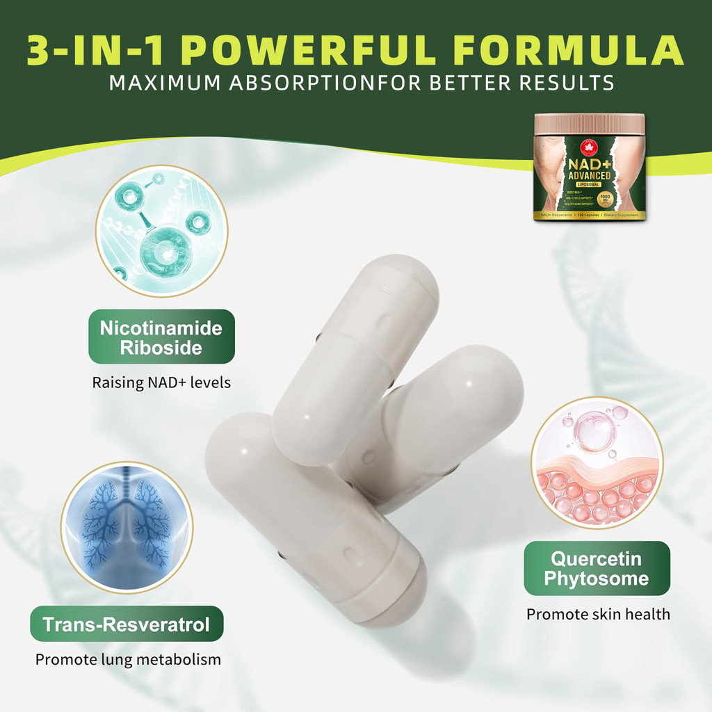 Quezin nad แคปซูล Resveratrol แคปซูล อาหารเสริมสุขภาพวิตามิน oem121NJL