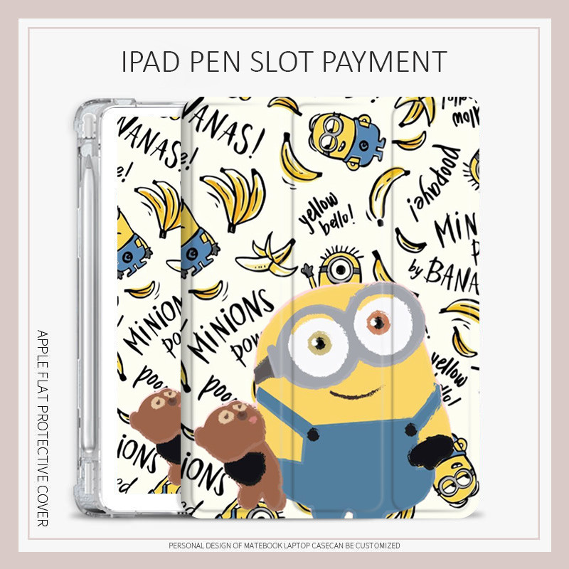 เคส air4/5/6 air7 ‌Minions mini4/5/6/7 10.2 gen7/8/9 ใหม่ air pro11 gen10 generation11 A16 เคส ipad ป้องกัน AIR M3 M5 กรณี ราคา ถูกที่สุด ดีลบีเคเค แกลเลอรีภาพที่ 4