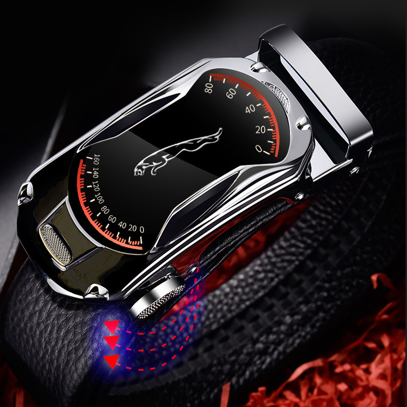 Men's belt automatic buckle men's quality material belt jeans casual fashion versatile business belt