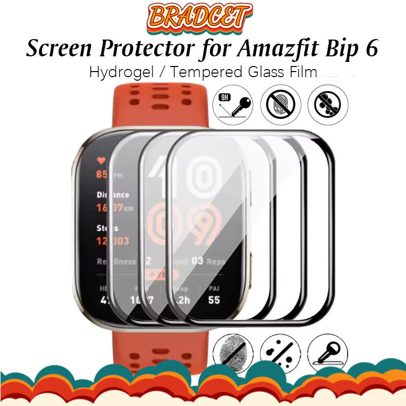 ป้องกัน Gores ฟิล์มป้องกันหน้าจอ แก้วนิรภัย / ฟิล์มนุ่มไฮโดรเจล for Smartwatch Amazfit Bip 6 ตัวป้องกันหน้าจอFilm
