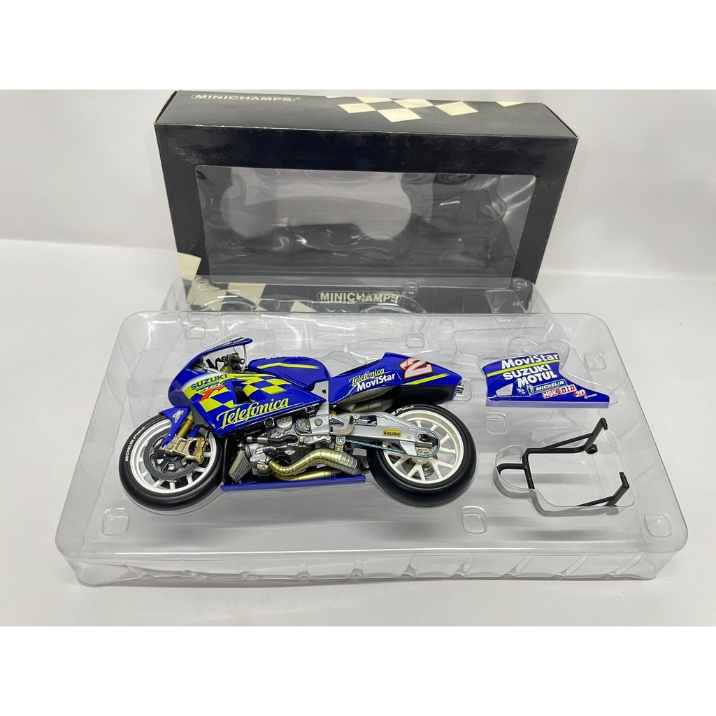 Minichamps 1/12 Mini Cut Suzuki RGV500 Champion แพ็คเกจเดิมยี่ห้อผลิตภัณฑ์ใหม่เฟสซื้อเสมอในกล่องไม่ม
