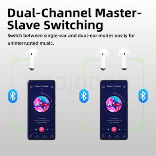GOOJODOQ J237 Headphones Bluetooth 5.3 Stable Connection Immersive Audio Experience Low Latency Audio-Video Sync