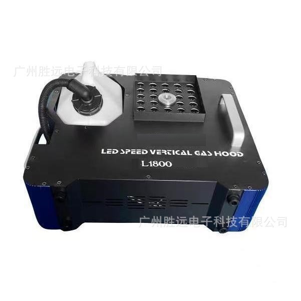 1800W Air คอลัมน์เครื่องควันงานแต่งงานบาร์สี 28 LED ควัน Sprayer DMX Thermostatic Stage ควันเครื่อง