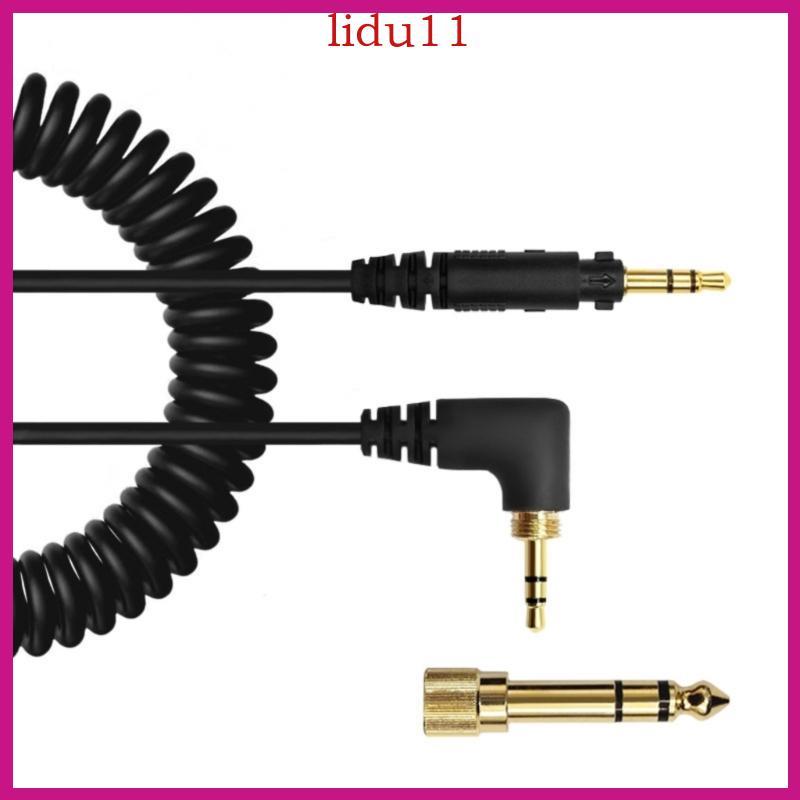 LID สายเปลี่ยนหูฟังชุบทอง 3 5 มม. 6 35 มม.ปลั๊กสําหรับ EAH-DJ1200 Studio Recording และ Live Black