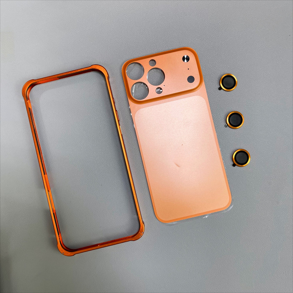หรูหราใหม่ Xinkai เปลี่ยนเคสโทรศัพท์พร้อมเลนส์ฟิล์มแบบถอดเปลี่ยนได้สําหรับ iPhone 13/14/15/16 Pro/Pro Max | สุดยอดการปรับแต่งและโลโก้ Accent