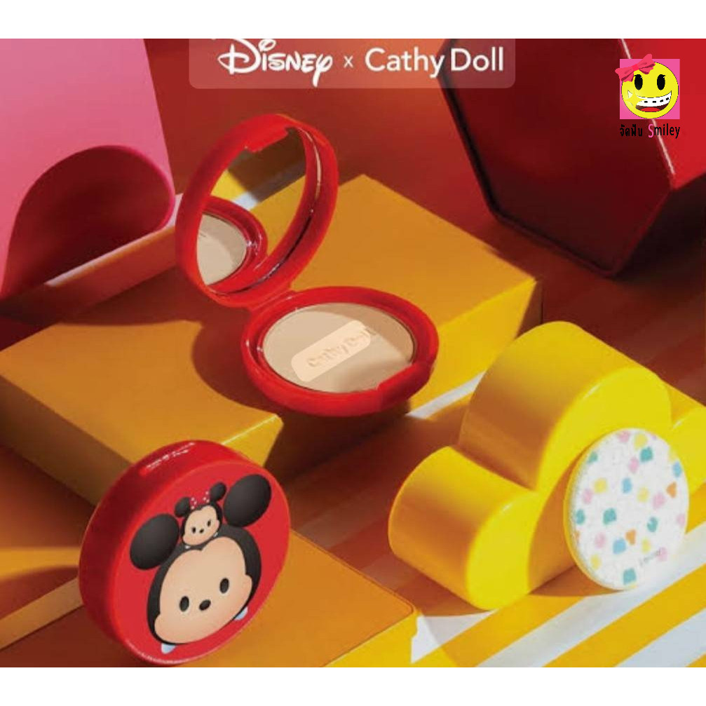 Cathy Doll Disney Tsum Tsum CC Powder Pact SPF40 PA+++ เป็นแป้ง CC (Color Control Powder) จากแบรนด์ไทย