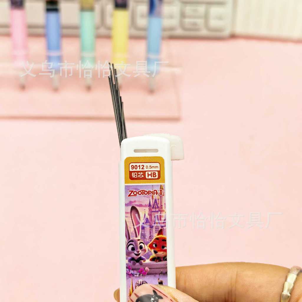1SET ใหม่ Zootopia 2 ชุดดินสออัตโนมัติน่ารักเครื่องเขียนนักเรียนดินสออัตโนมัติ + ไส้ดินสอ - รูปที่ 5