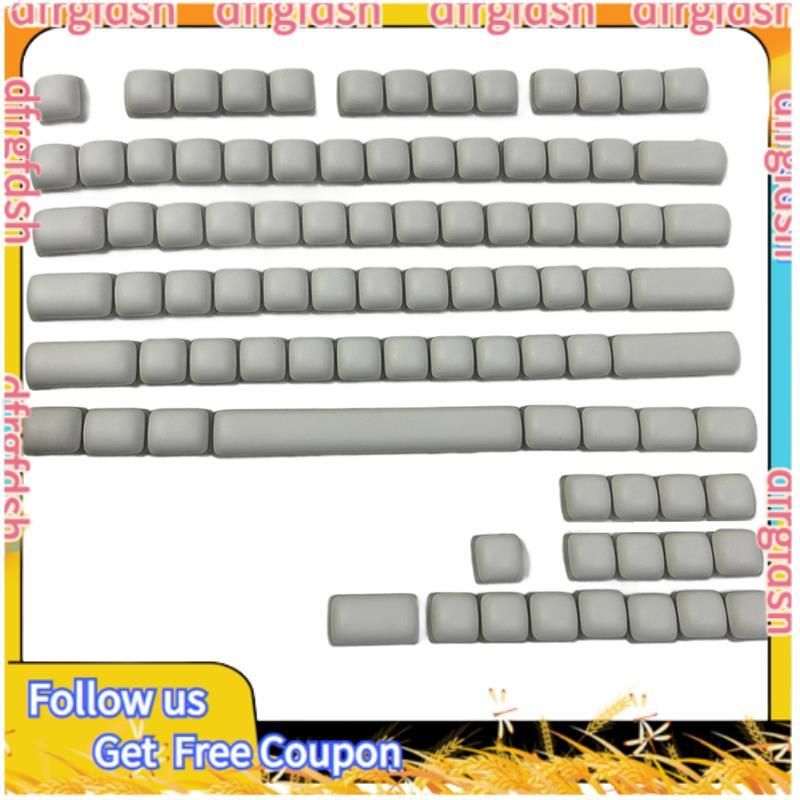D & FMOG Keycaps 91 คีย์น่ารัก PBT Keycap ชุดสําหรับ Dye Sublimation Mechanical Keyboard- 6.25U ขนาด