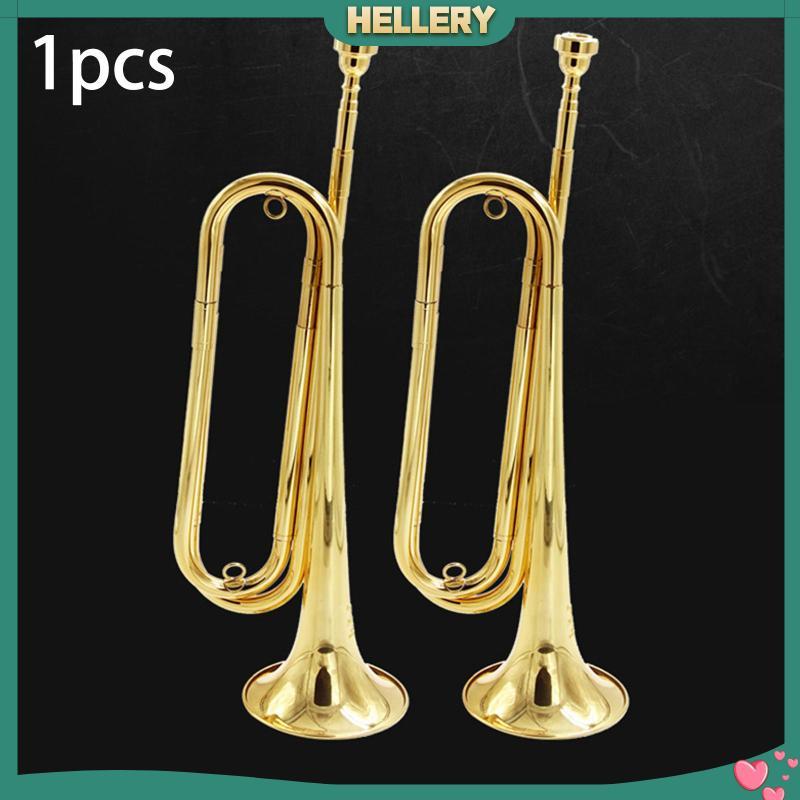 [HelleryPH] เครื่องดนตรีทรัมเป็ต 17.32 Retro Scout Bugle Solid Copper Bugle Marching